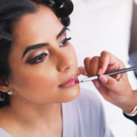 Glam Makeup And Hairstyling